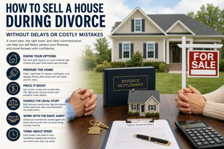 selling a house during divorce